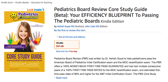 PEDIATRICS BOARD REVIEW KINDLE EBOOK