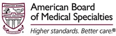 Logo of the American Board of Medical Specialties, representing the overarching organization for medical specialty certification.