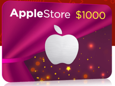 $1000 Apple Gift Card
