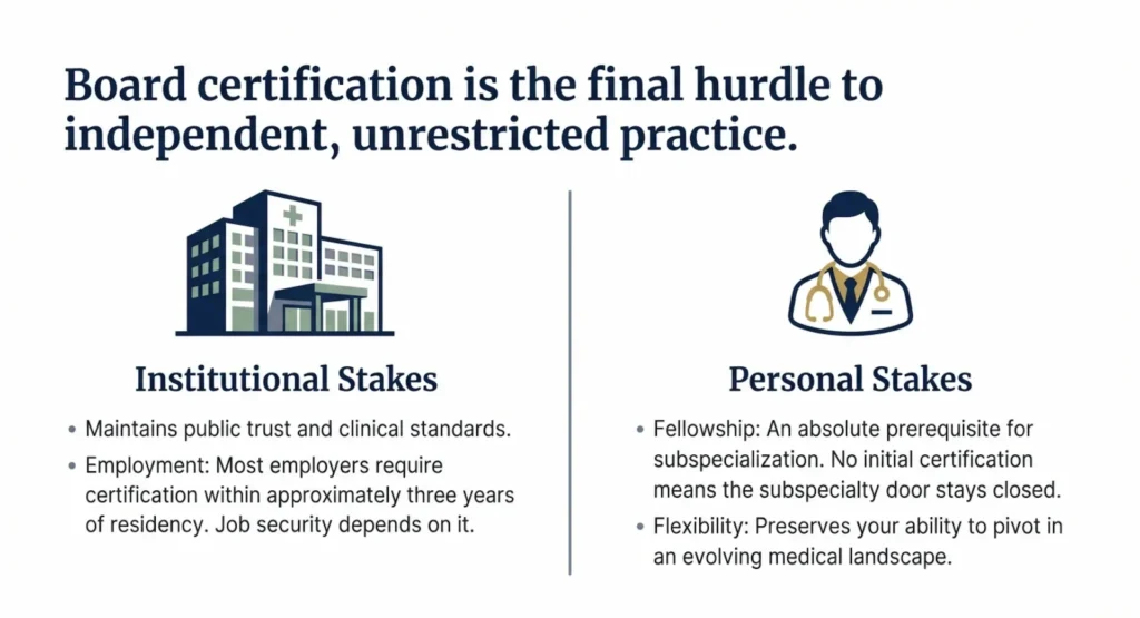 A Comprehensive Guide to the Pediatric Board Exam Board certification stakes institutional vs personal