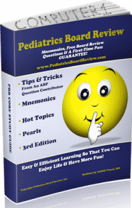 Pediatrics Board Review Core Study Guide to have next to computers