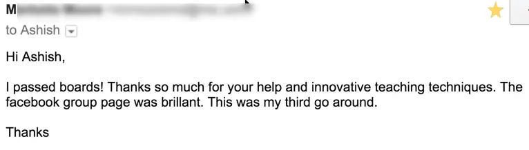 Passing the Pediatric Board Exam – Maximizing CRUNCH Time Facebook Crew Testimonial 3