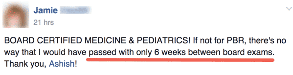 Jamie Passed her Pediatric and Internal Medicine Board Exam in 2014