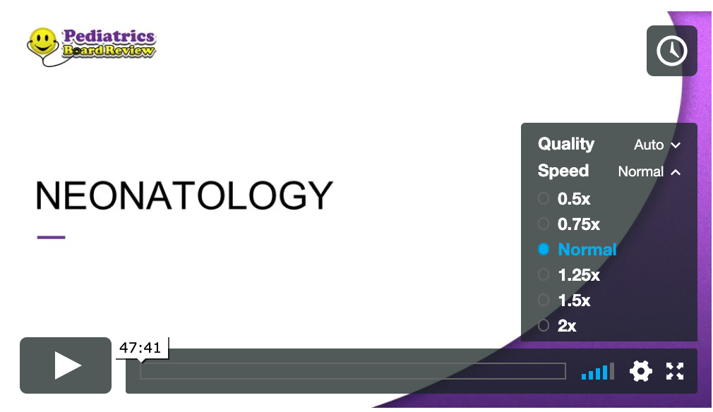 Neonatology Video