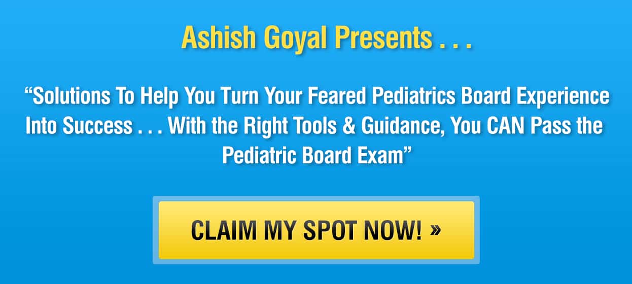 Pediatric Board Review Success Webinar Registration