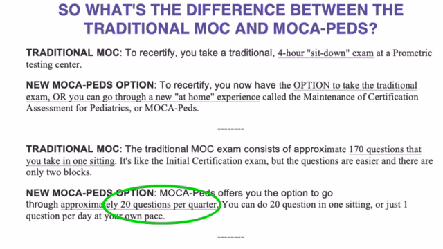 MOCA-PBR Free Access Pediatrics Board Review Moca PBR Video Snapshot