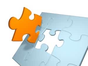 Puzzle piece being placed to complete a puzzle representing the concept that Board Exam Questions are like puzzles