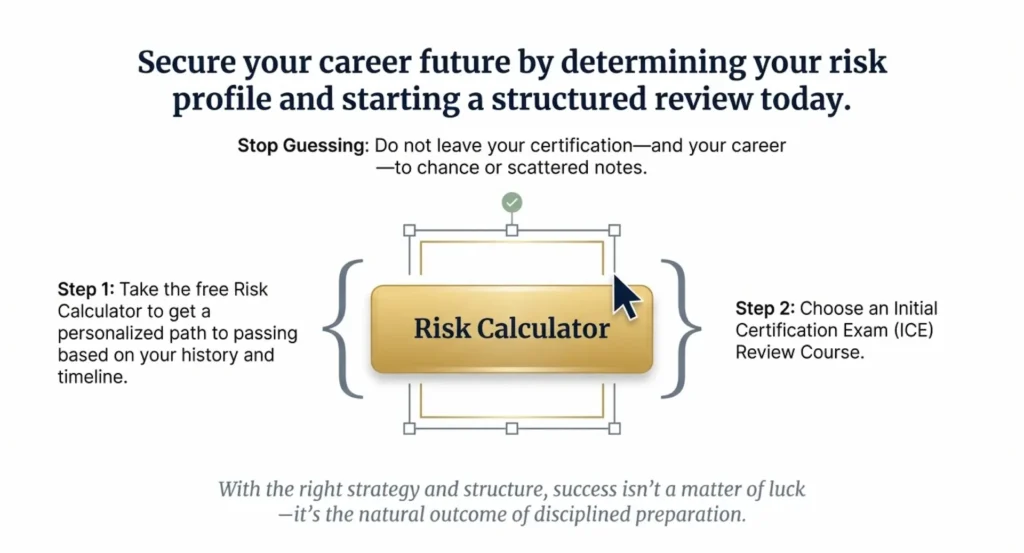A Comprehensive Guide to the Pediatric Board Exam Risk Calculator take the assessment, then choose a review course