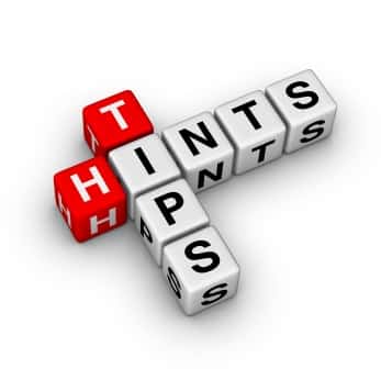 Blocks arranged to spell 'HINTS', symbolizing useful advice and tips for exam preparation.