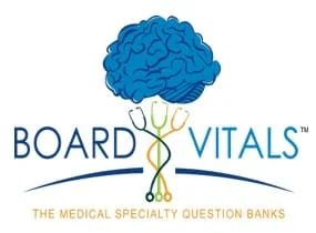 BoardVitals Pediatric Board Review Questions - Discount code BoardVitals pediatric board review question bank logo featured in the PBR discount partnership article
