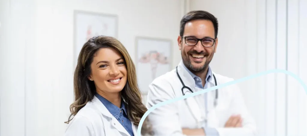Home Confident medical professionals representing the success and camaraderie built through PBR’s MOCA-Peds study system.