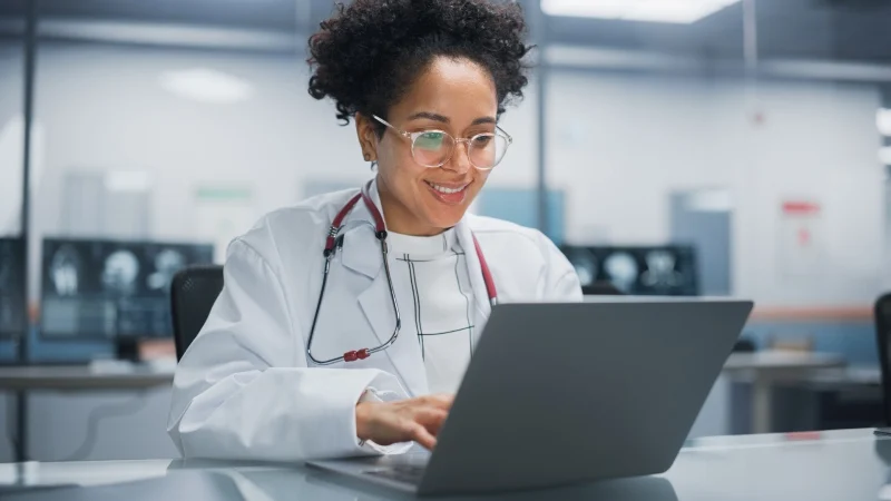 Ultimate Guide to the MOCA-Peds Exam Pediatrician reviewing MOCA-Peds study materials online for faster and more accurate test-day performance
