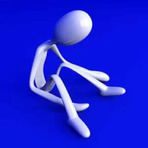 Pediatric Board Exam Results - Pediatrics Board Review (PBR) Slumped, dejected figure symbolizing the disappointment many pediatricians feel after failing the pediatric boards and facing another attempt.