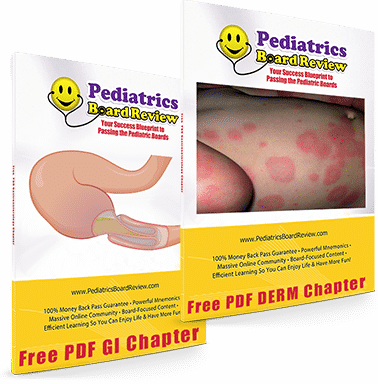 pediatric board review free derm and gi