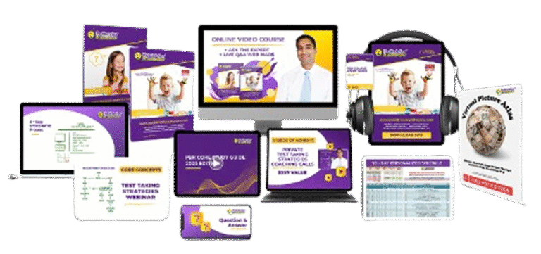 About us Display of the complete Pediatrics Board Review study bundle used on the About page to illustrate available resources