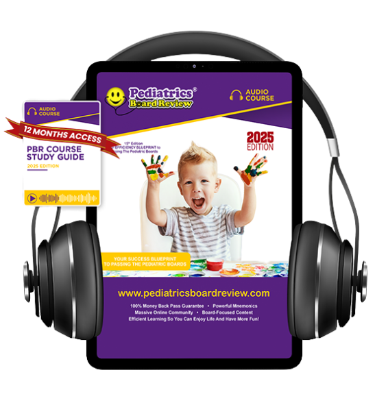 Streaming pediatric board review MP3 audio course