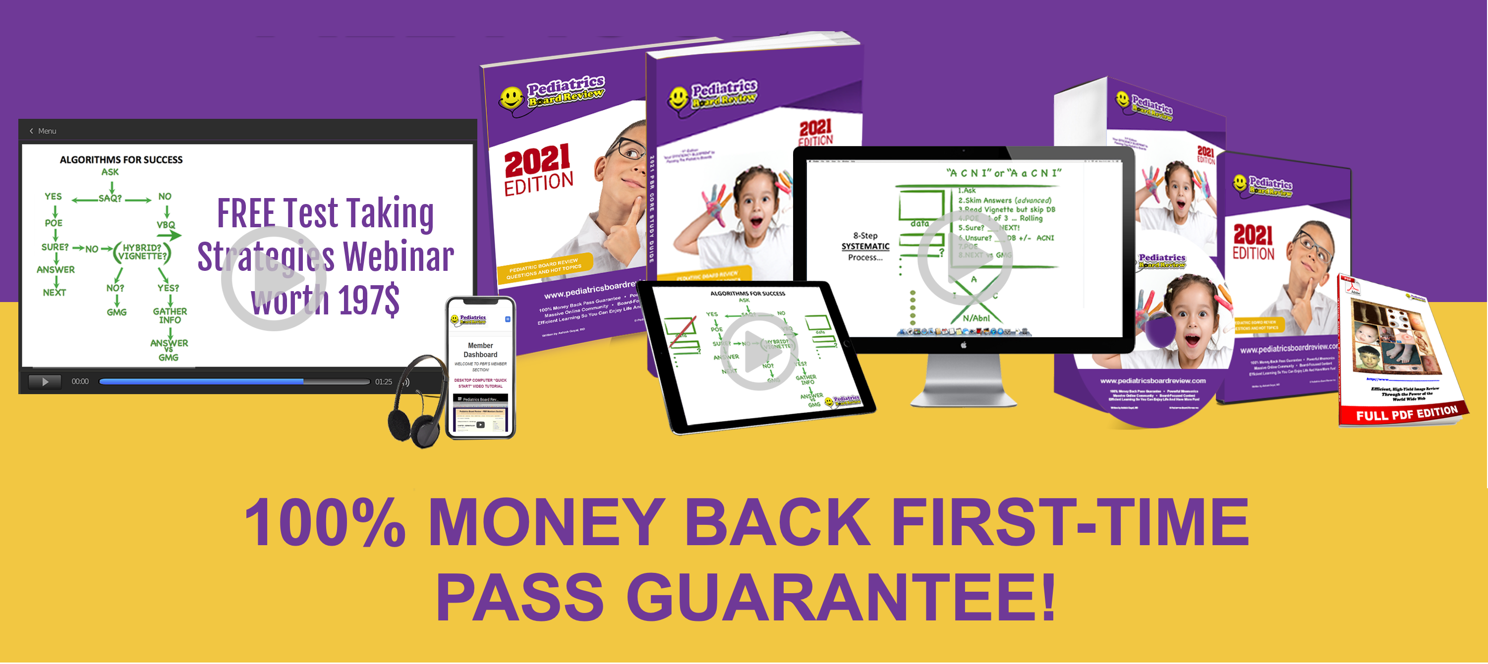 2021 Pediatrics Board Review Course and Pass Guarantee Message
