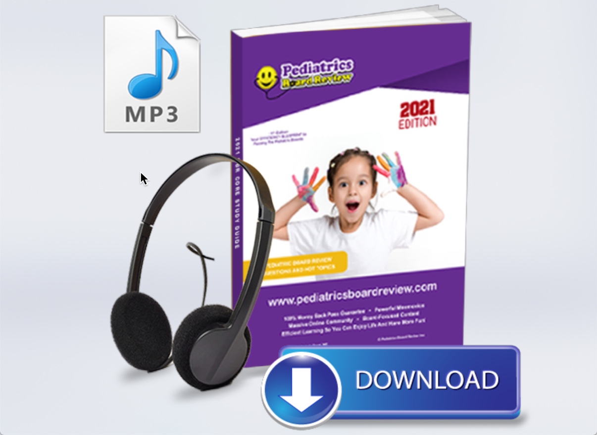 2021 Pediatrics Board Review MP3 Audio Course