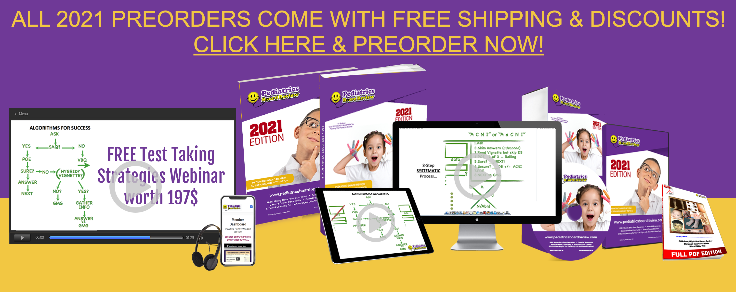 2021 Pediatrics Board Review Study Guides - Preorder Now