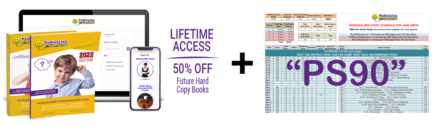 Pediatrics Board Review PBR For LIFE and a 90-Day Personalized Schedule! 2021 Pediatrics Board Review - PBR For LIFE & Personalized Schedule