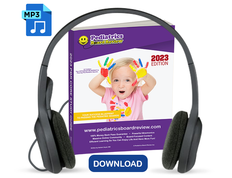 2023 Pediatrics Board Review MP3 Audio Course