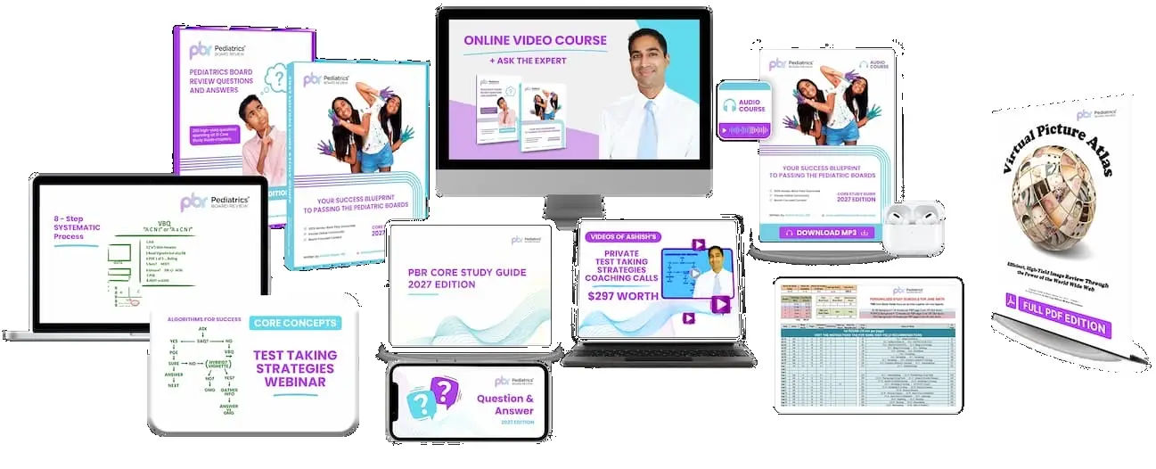 Home 2027 edition pediatric board review books and bundle